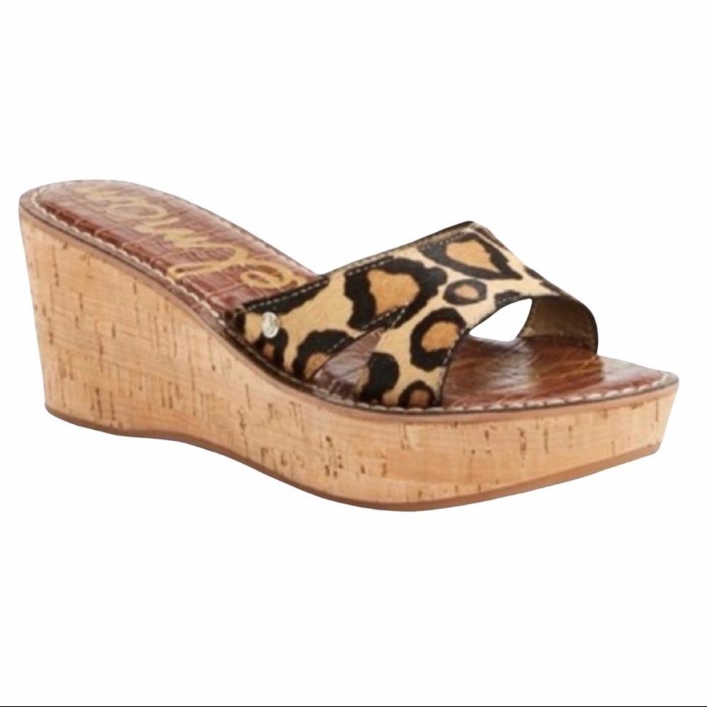 SAM EDELMAN “Reid” Wedge Sandals